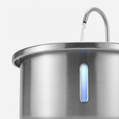 Steadypet Fountain, water level indicator detail