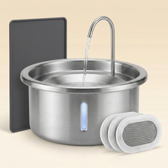 Wireless Care Bundle: fountain, 4-pack filters and AntiSplash mat